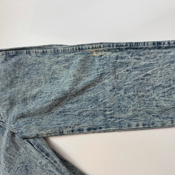 VTG 80s NWT High Rise Acid Wash Jeans Women's 8 Petite Americana USA Deadstock - Picture 4 of 15
